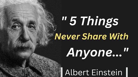 5 Things Never Share With Anyone||