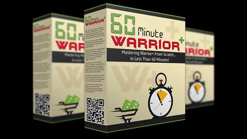 60 Minute Warrior – Turn PLR Into A WarriorPlus Product Launch! 60 Minutes To Warriorplus Product!