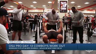 Malcolm Rodriguez impresses at pro day