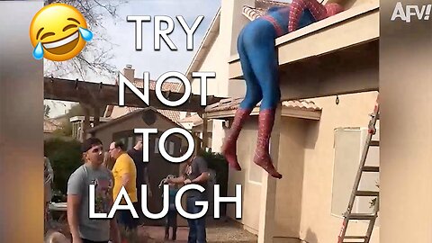 Try Not To Laugh - Surprising Fail Moments Caught On Camera | if you laugh 5 times you fail