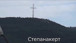 Azerbaijani Army destroying symbols of christianity in Karabah