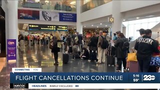 Travelers see more flights canceled