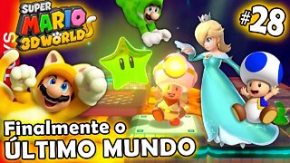 Super Mario 3d World #28 - CHEGOU O DIA!!! Finalmente conseguimos gravar o Último Mundo, COROA! 🌎👑