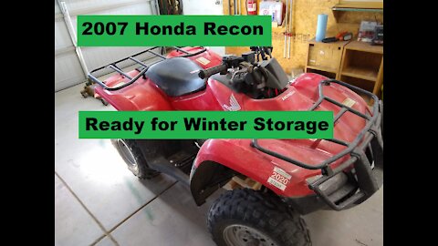 Winterizing an ATV - Let's Figure This Out