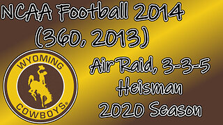 NCAA Football 2014(360, 2013) Longplay - University of Wyoming 2020 Season (No Commentary)