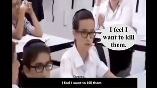 Video Of Jewish Kids In Israel Being Taught To Kill And Show No Mercy To The Gentiles As Per Talmud