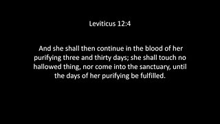 Leviticus Chapter 12