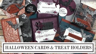 Halloween Cards and Treat Holders - Session 1