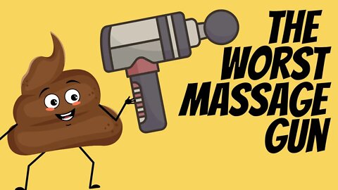 So I bought the worst massage gun available online here is what I found out | A Bad Massage Machine