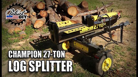 Champion 27-Ton Log Splitter / Best Log Splitter?