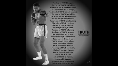 TRUTH - Muhammad Ali's "Masterpiece"