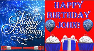 Happy Birthday 3D - Happy Birthday John - Happy Birthday To You - Happy Birthday Song