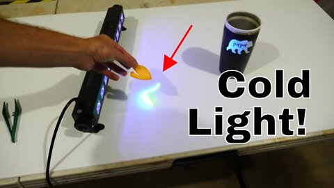 Making Cold Light (Cryogenically Induced Phosphorescence)