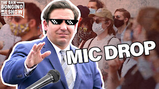 DeSantis Drops the Mic on the Facemask Cult Politicians