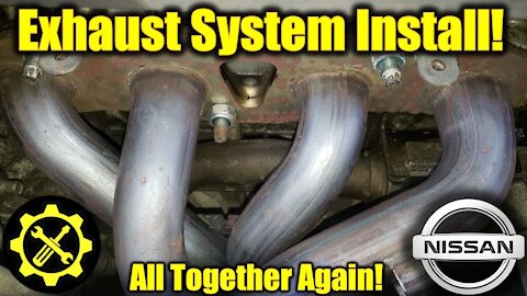 2007 - 2012 Nissan Altima 2.5 Exhaust Manifold, Catalytic Converter, Muffler Install