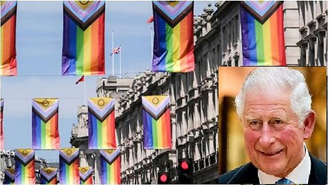 Satanic Pedophile LGBTQIA+ Trans Flag Replaces UK Flags! [13.06.2023]