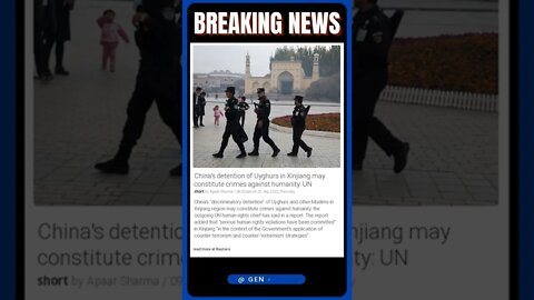 Latest Headlines: China's Uyghur detention camps: Crimes against humanity? #shorts #news