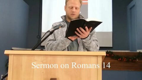 Sermon on Romans 14 (Sgaw Karen) တဿ္ကစီဢ္ဘဢ္ဃးဒီးရိမ့ၯ၁၄