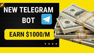 How To Make Money With Telegram Bots; Earn Money Daily