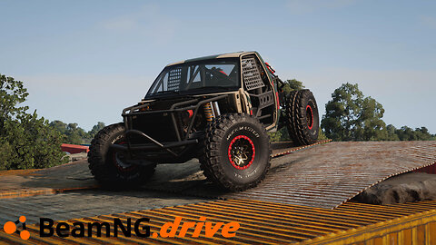BeamNG.drive | Crawling containers with Gavril D15 Rock Racer