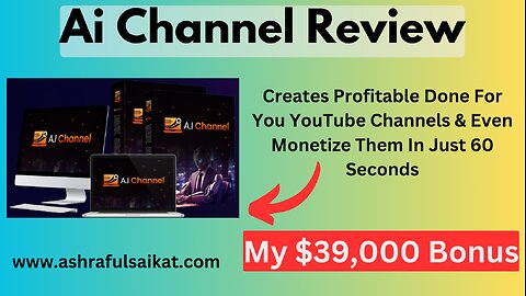 AI Channel Review-Creates Profitable YouTube Channels (Ai Channel App By Uddhab Pramanik)