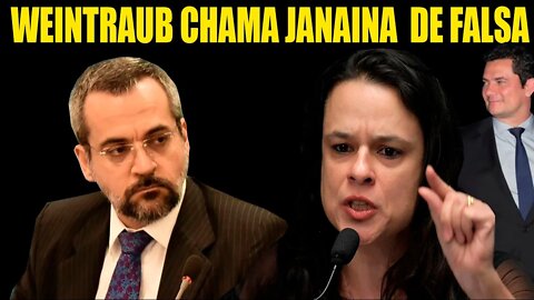 O PAU QUEBROU !! WEINTRAUB CHAMA JANAINA PASCHOAL DE FALSAAAA