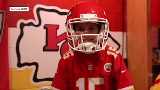 'There's not zeros on the clock': 12-year-old Chiefs fan stands by his team, surprised with tickets