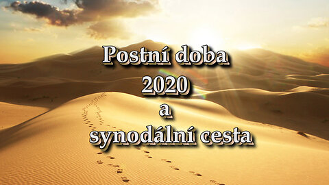 Postní doba 2020 a synodální cesta