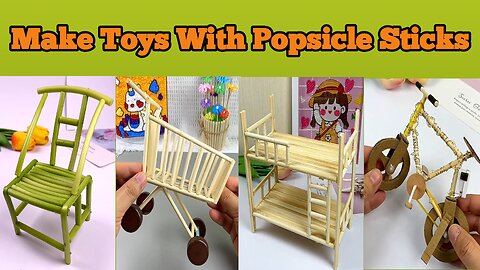 How to make Toys with Popsicle Sticks | TOYS FOR KIDS | #toys #crafts #hacks