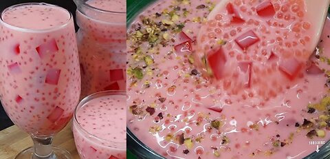 Sabudana drink| Ramzan special drink| #7687 recipe| refreshing drink Ramzan