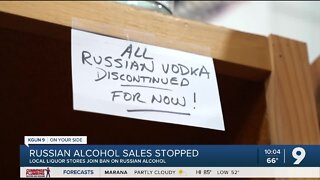 Local stores ban Russian alcohol