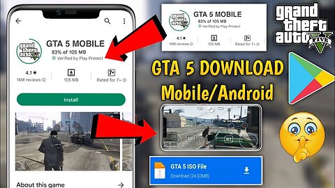 GTA 5 On Mobile For FREE - How to Download & Play GTA 5 on iPhone & Android apk 2024