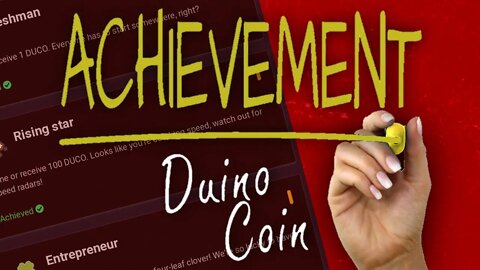 Earn DUCO Completing These Achievements!
