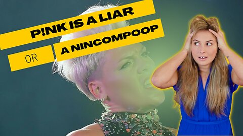 P!nk is either a liar or a nincompoop who needs to stop watching MSNBC