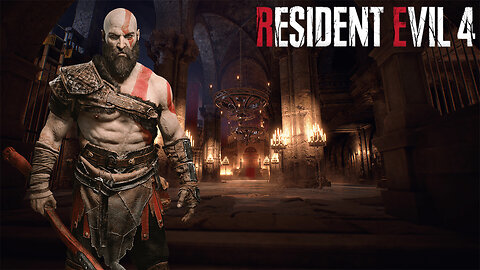 Resident Evil 4 Remake - Kratos' Armor for Leon Mod Showcase w/ Download - 4K