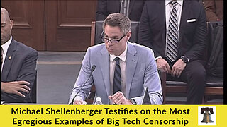 Michael Shellenberger Testifies on the Most Egregious Examples of Big Tech Censorship