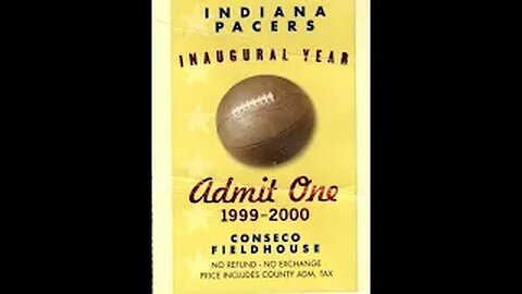 January 29, 2000 - Indiana Pacers Host Miami Heat (Ticket Stub & Images)