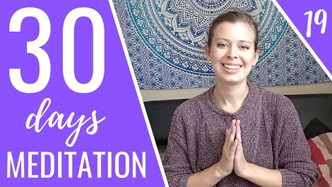 12 Min Meditation Timer | Day 19 | 30 Days Meditation Challenge (For Beginners)
