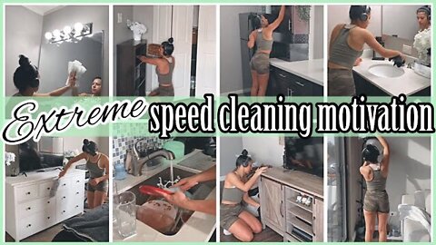*EXTREME* SPEED CLEANING MOTIVATION 2022 | CLEANING MY ENTIRE APARTMENT | SPEED CLEANING | ez tingz