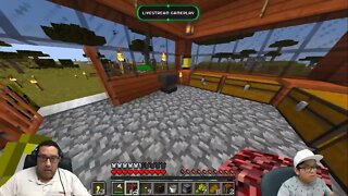 Live de Minecraft com #eoroper #malununes #pai_eoroper