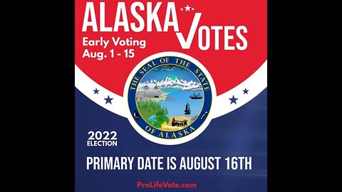 Alaska Primary date and early voting dates