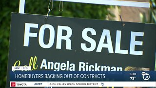 Homebuyers backing out of contracts