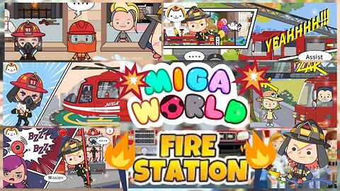 Miga World | Firefighter flight with Helicopter | Treanding Game |Tocaboca | Shanzay Princess World