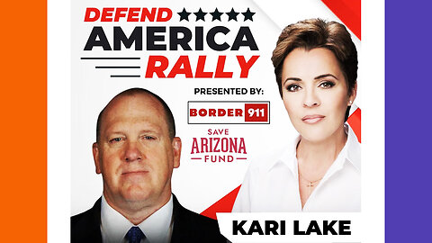 🔴LIVE: Kari Lake's Defend America Rally 🟠⚪🟣 The NPC Show
