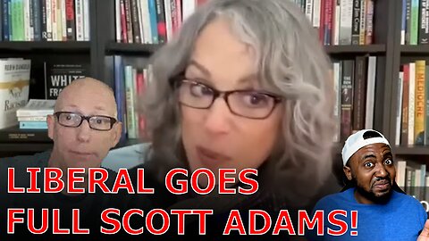 White Liberal Race Hustler Goes Full Scott Adams Telling Black People To Get Away From White People!