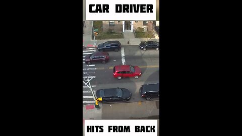 Car driver hits from back 😠