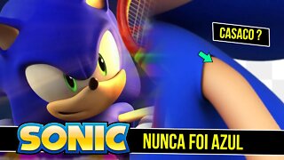 Sonic nunca foi AZUL ?! #shorts