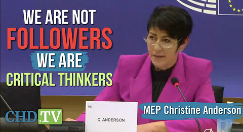 MEP Anderson Commends the ‘Small Fringe Minority’: We Will Not Have to Justify Our Silence…