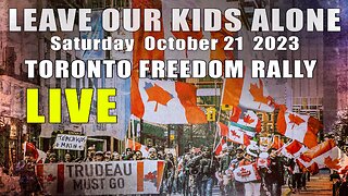 Freedom rally Toronto October 21 2023