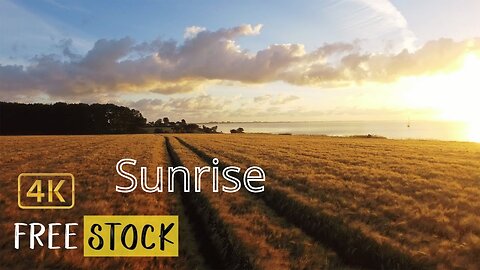 Sunrise video Drone Footage Free HD Video no copyright